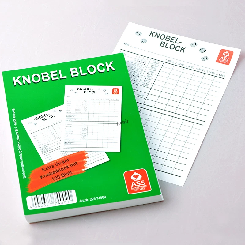 1 Knobelblock mit 100 Blatt in DIN A6, Schreibblock, Aufschreibblock von Frobis - Bild 1 von 4
