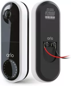 Arlo Wired Outdoor Video Türsprechanlage, Wifi Türklingel, 1080p HD, 180° Nachts - Picture 1 of 4