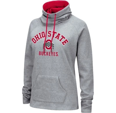 Ohio State Buckeyes Women's Gray Funnel Pullover Hoodie - New With Tags! - Image 1 of 2