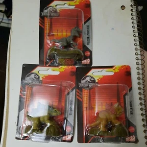 Dinosauro Micro Collezione Set di 3. Giocattoli Jurassic World. - Foto 1 di 1