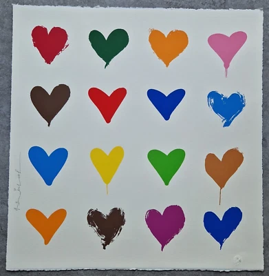 Mr.Brainwash All You Need Is He [Type] II Popart Autografiado 22" x Nuevo Foto 1 de 4