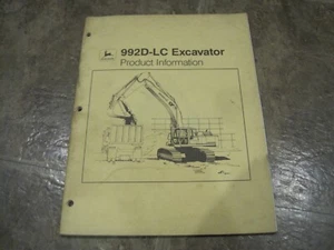 John Deere 992D-LC Bagger Product Information Manual 1989 - Bild 1 von 11