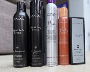 Lanza Dry Shampoo & Texture spray & Mega Gel Root effects Finishing mist bundle - Picture 1 of 1