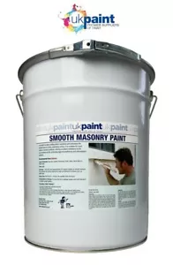 20 litres peinture maçonnerie acrylique lisse commerciale - extérieur - durable - couleurs - Photo 1/18