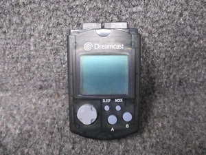OEM Sega Dreamcast Smoke Black VMU Memory Unit Authentic - Bild 1 von 4