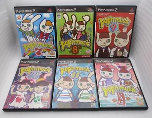 PS2 Pop'n music 7 8 9 10 11 12 Set Iroha Giappone PlayStation 2 - Foto 1 di 1
