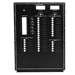 Carver Boat Blank Breaker Panel 5765718 | 16 1/2 Inch Black Aluminum - Foto 1 di 3