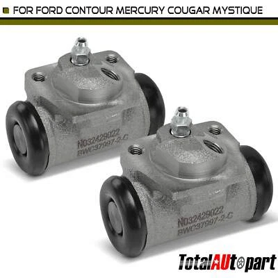 2x Drum Brake Wheel Cylinder for Ford Contour Mercury Mystique 95-00 Cougar Rear - Image 1 of 4