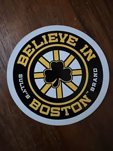 Believe in Boston Bruins hockey sticker Sully's brand out of print - Picture 1 of 1