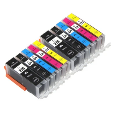 PGI-270 CLI-271 XL Ink Cartridges Replacement For Canon MG6821  MG6822 TS6020 - Image 1 of 4