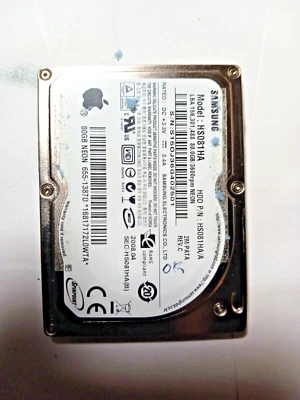 SAMSUNG HS081HA OR TOSHIBA MK8022GAA 80GB FOR IPOD CLASSIC 6TH 80GB USA SELLER - Image 1 of 2