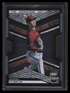 2023 Elite Extra Edition Aspirations Die-Cut 120 Yu-Min Lin Rookie 57/80 - Picture 1 of 2