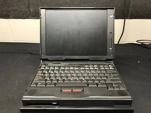 Vintage IBM ThinkPad 760E Laptop Computer with Docking Station - Untested - Picture 1 of 10