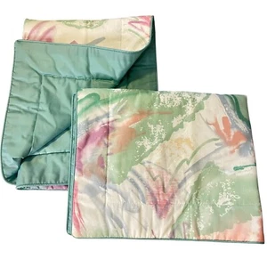 Vintage Abstract Design Pastel Pillow Shams mint, pink,Dusty blue , lavener - Picture 1 of 6