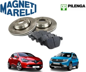 Kit Dischi e Pastiglie Anteriori Renault Twingo III Clio IV Dacia Sandero - Foto 1 di 4