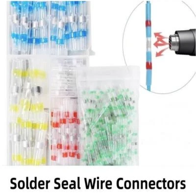 Waterproof Heat Shrink Wire Connectors Terminal kit Solder Seal Sleeve 50/100pcs - Image 1 of 4