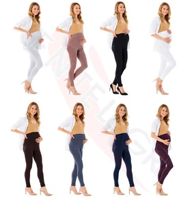 Cómoda Maternidad Algodón Leggings Longitud completa del tobillo EMBARAZO - Imagen 1 de 11