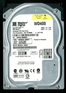 WD WD400JB-00ENA0, 3.5"/40GB/5400rpm/8M, FW: 05.03E05, Malaysia, date 2002/12 - Picture 1 of 7