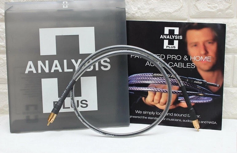 Analysis Plus Crystal Digital 75 Ohm 1.0M RCA Interconnect - Brand New (Unused). - Image 1 of 4