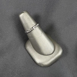 14K Diamond Band or Wedding Ring, .27TCW, Channel Set Round Cut, Estate Jewelry - Picture 1 of 5