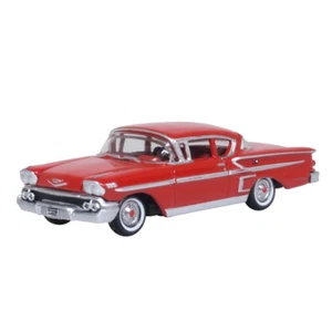 Oxford 87CIS58003 1958 Chevrolet Impala Sports Coupe Rio Red 1:87 Scale - Picture 1 of 1