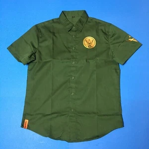 JAGERMEISTER Button Down Short Sleeve Shirt for Octoberfest Crew ~ "Medium" - Picture 1 of 5