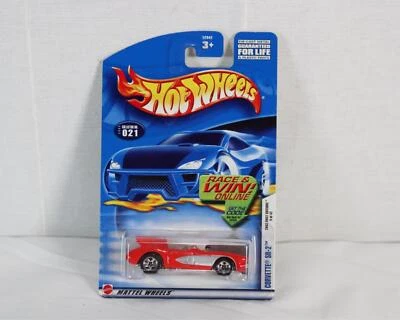 Hot Wheels First Editions 9/42 CORVETTE SR-2 Red w/White Stripe #21 2002 - Image 1 of 4