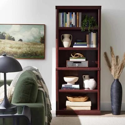 Better Homes & Gardens 71" Vertical Bookcase With 5 Shelves Select Cherry Finish - Image 1 of 4