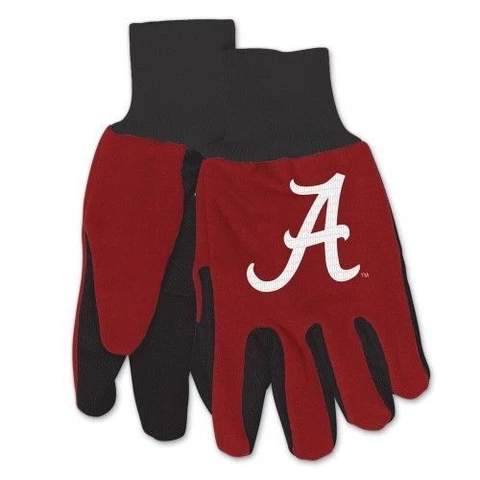 Alabama Crimson TIde 2 Tone Non-Slip Utility Gloves Cover