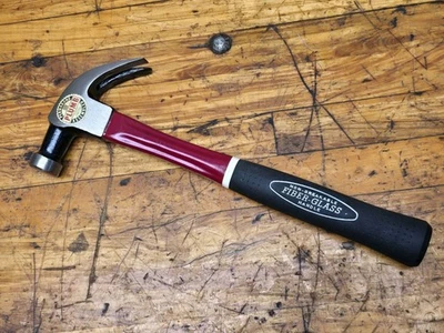 Martillo de garra de permabondo de plomada de colección nuevo en stock mango de fibra de vidrio hecho en EE. UU. FA16 Foto 1 de 4