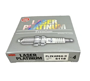 4 Pcs NGK 5118 PLZKAR6A-11 Spark Plug - Laser Platinum - Foto 1 di 1