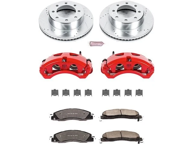Kit de pastillas de freno delanteras y rotor para Ram 2500 2011-2018 2012 2013 2014 2015 NZ428MC 2011-2018 Foto 1 de 1