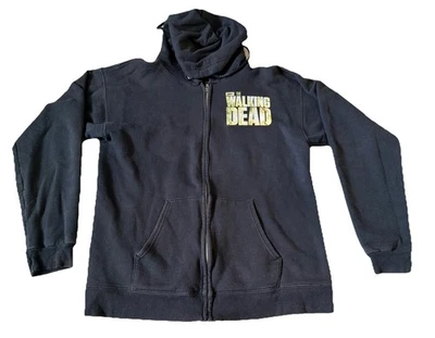 Vintage AMC The Walking Dead TV Show Hanes Black Full Zip Hoodie Men Small - Image 1 of 4