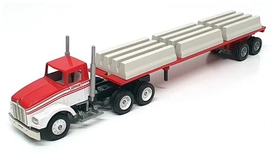 Winross 1/64 Scale 27324 - Kenworth Truck & Trailer (Leffler) - Red/White - Image 1 of 4