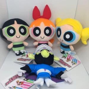 The Powerpuff Girls Plush Doll Stuffed 16cm Toy Set of 4 SEGA - Picture 1 of 2