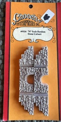 Chooch Enterprises Scale #9524 N Scale Random Stone Culvert NIP - Image 1 of 2