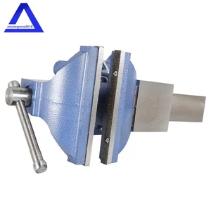 Tornillo de banco mecánico pesado de 8 pulgadas abrazadera de mesa prensa bloqueo base giratoria EE. UU. - Imagen 1 de 12