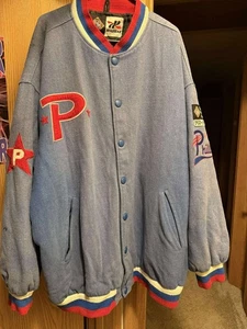 VTG Headgear Philly Stars Negro League Baseball Museum NLBM Varsity Coat 2XL/3XL - Picture 1 of 7