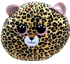 TY Squish-A-Boos Plush LIVVIE the Leopard 14" Large Size - Picture 1 of 12