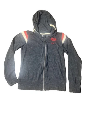 Nike Georgia Bulldogs Full Zip Hoodie Jacket Women’s M NCAA Team Red Black - Image 1 of 4