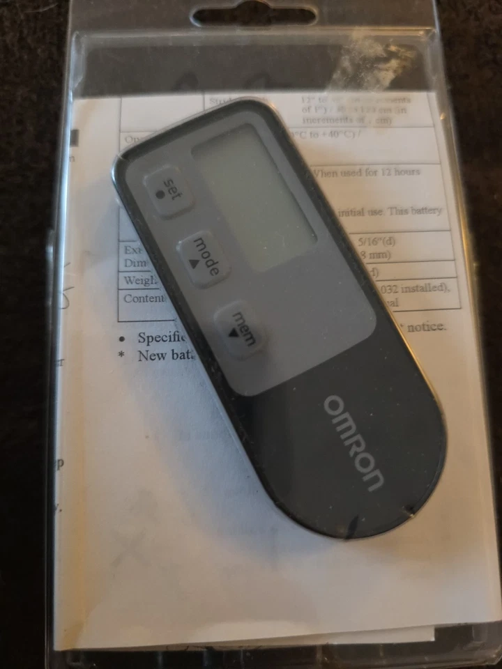 OMRON Pedometer HJ-321 7-Day Memory Calories Burned Clip Walking Steps Counter - Image 1 of 2