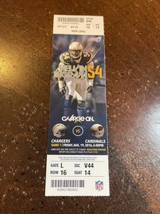 19 de agosto de 2016 Cardinals at Chargers — Josh Lambo 4 FG - Imagen 1 de 2