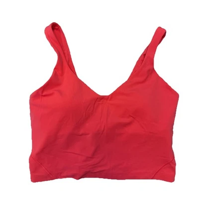 Lululemon Align Tank Top Cropped Black Size 10 Built In Shelf Bra - Image 1 of 3