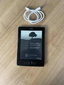 Amazon Kindle model D01100 4th Generation Wi-FI E Book Reader Black - Picture 1 of 5