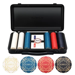 SLOWPLAY Nash Keramik Poker Chips Set für Texas Hold'em, 300 Stück [Leere Chips... - Bild 1 von 6