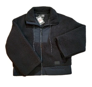 Under Armour Women's Sherpa Jacket Legacy Black Full Zip Size X Small NWT - Picture 1 of 16