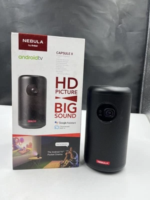Anker Nebula Capsule II Android Pocket 200 ANSI Lumen Projector - Projector only - Image 1 of 4