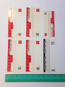 Lot of 6 Video Cassette Labels - Maxell - Bild 1 von 1