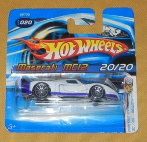 HOT WHEELS HUNT (1) 2005 FE MASERATI MC12 ON INTERNATIONAL SHORT CARD (MOXC) - Picture 1 of 4
