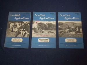 1960 SCOTTISH AGRICULTURE MAGAZINE - LOT OF 3 - J 6004 - Picture 1 of 8
